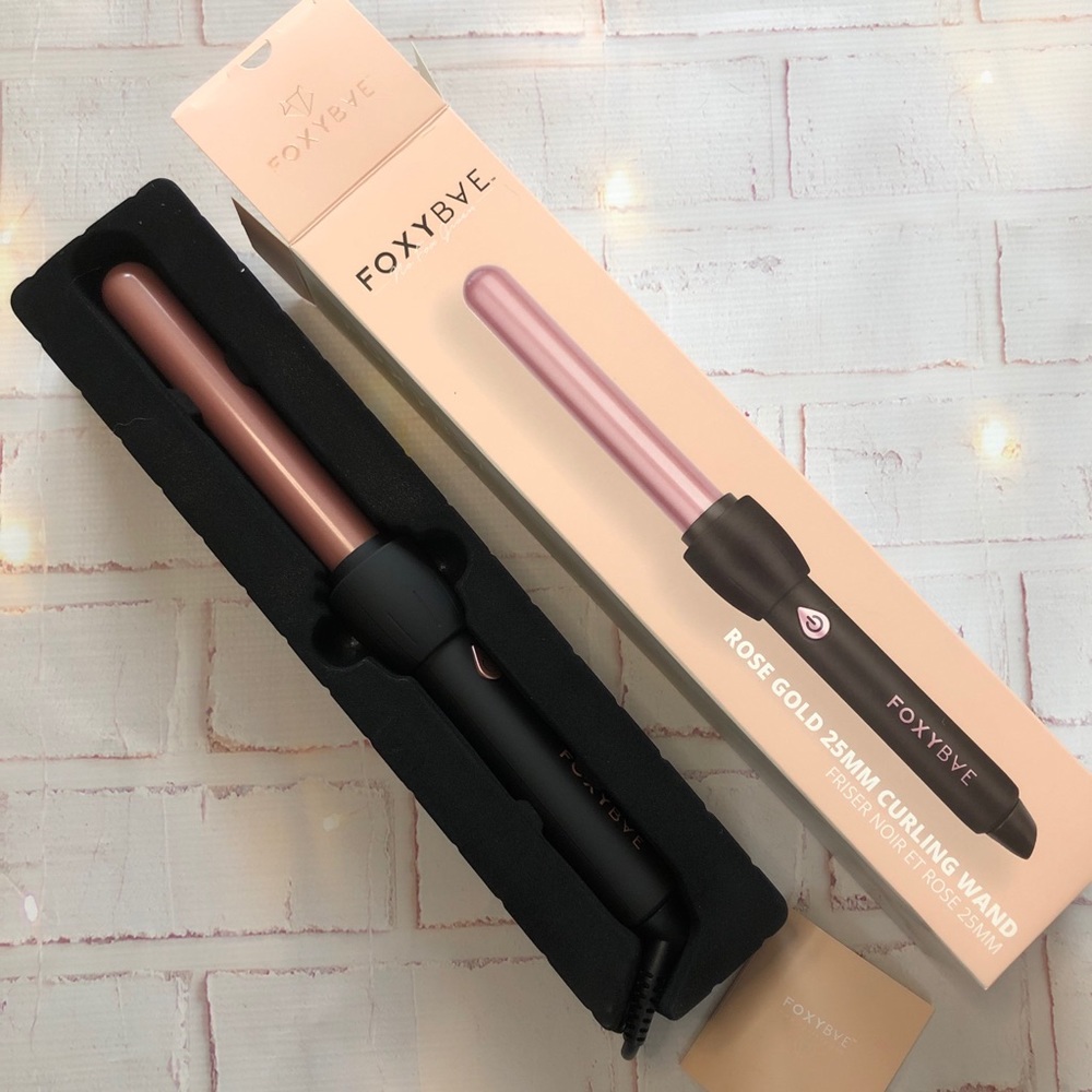 Foxy Bar Rose Gold 25mm Curling Iron